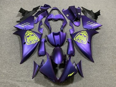 Descuento Carenados Moto Yamaha YZF 1000 R1 2009-2011 - Púrpura Neon Amarillo