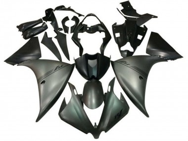 Descuento Carenados Moto Yamaha YZF 1000 R1 2009-2011 - Plata Negro Mate