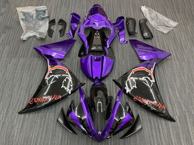 Descuento Carenados Moto Yamaha YZF 1000 R1 2009-2011 - Púrpura Negro Rojo Joker