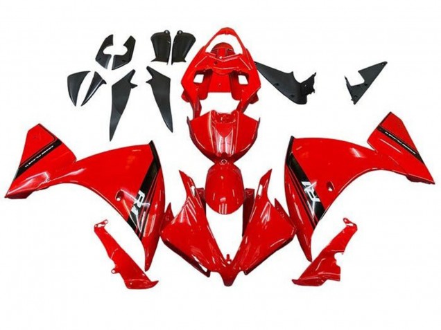 Descuento Carenados Moto Yamaha YZF 1000 R1 2009-2011 - Rojo Negro Raya