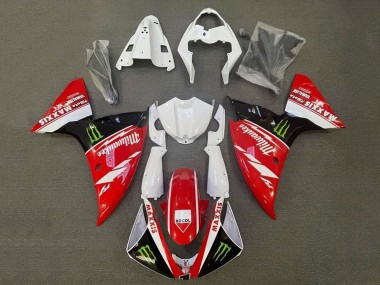 Descuento Carenados Moto Yamaha YZF 1000 R1 2009-2011 - Blanco Rojo Negro Verde Monstruo Milwaukee