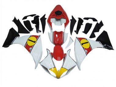 Descuento Carenados Moto Yamaha YZF 1000 R1 2009-2011 - Blanco Rojo Amarillo Negro