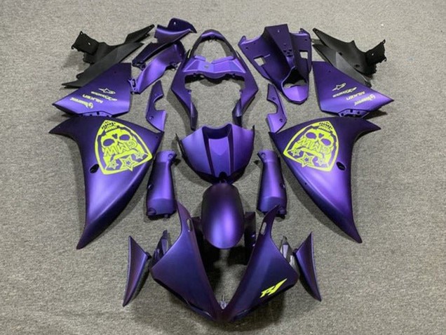 Descuento Carenados Moto Yamaha YZF 1000 R1 2012-2014 - Púrpura Neon Amarillo