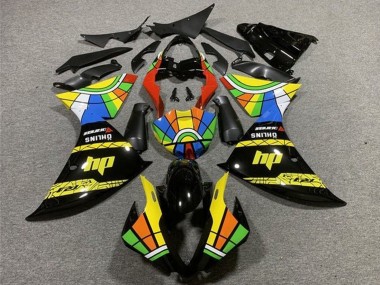 Descuento Carenados Moto Yamaha YZF 1000 R1 2012-2014 - Negro Brillante Amarillo Rojo Azul Verde HP RuedaColores