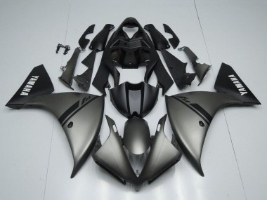 Descuento Carenados Moto Yamaha YZF 1000 R1 2012-2014 - Gris Mate Negro Mate Blanco Calcomanías