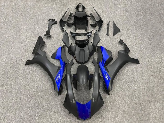 Descuento Carenados Moto Yamaha YZF 1000 R1 2015-2019 - Negro Mate Azul
