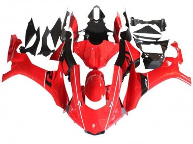 Descuento Carenados Moto Yamaha YZF 1000 R1 2015-2019 - Rojo Negro Blanco Raya