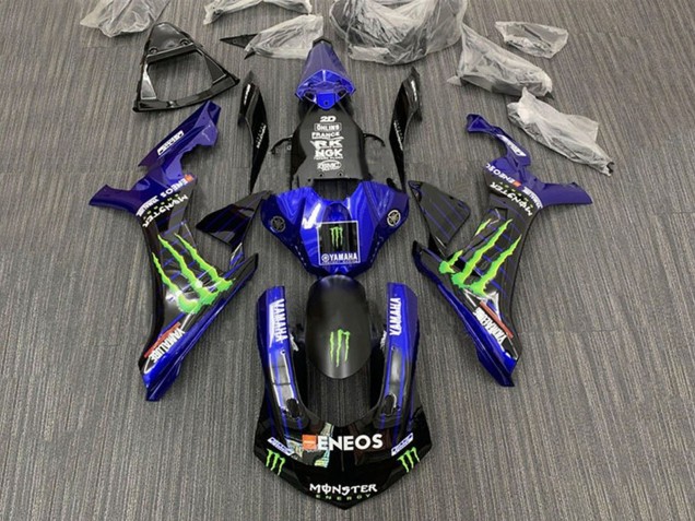 Descuento Carenados Moto Yamaha YZF 1000 R1 2015-2019 - Azul Negro Monstruo ENEOS