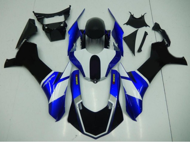 Descuento Carenados Moto Yamaha YZF 1000 R1 2015-2019 - Azul Blanco Negro