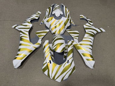 Descuento Carenados Moto Yamaha YZF 1000 R1 2015-2019 - Blanco Oro Cebra