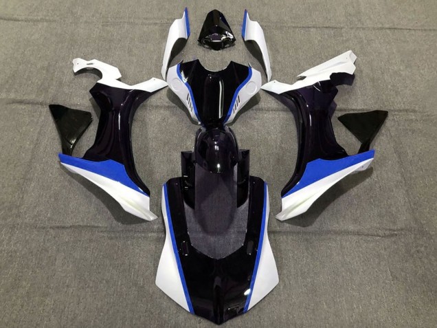Descuento Carenados Moto Yamaha YZF 1000 R1 2015-2019 - Blanco Negro Brillante Azul