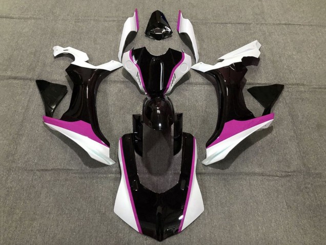 Descuento Carenados Moto Yamaha YZF 1000 R1 2015-2019 - Blanco Negro Brillante Rosa