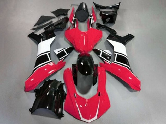 Descuento Carenado Moto Yamaha YZF 1000 R1 2015-2019 - Rojo Blanco Negro Brillante