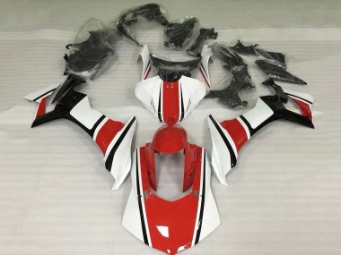 Descuento Carenado Moto Yamaha YZF 1000 R1 2015-2019 - Blanco Rojo Negro