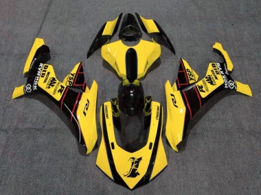 Descuento Carenados Moto Yamaha YZF 1000 R1 2015-2019 - Amarillo Rojo Negro
