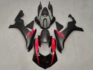 Descuento Carenados Moto Yamaha YZF 1000 R1 2015-2019 - Negro Mate Negro Brillante Rojo