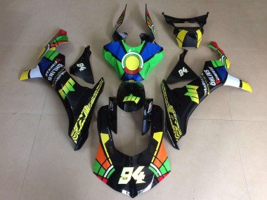 Descuento Carenados Moto Yamaha YZF 1000 R1 2015-2019 - Verde Azul Amarillo Negro Rojo RuedaColores 94