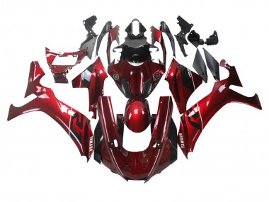 Descuento Carenados Moto Yamaha YZF 1000 R1 2020-2025 - Rojo Blanco Negro Raya