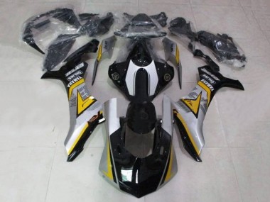 Descuento Carenado Moto Yamaha YZF 1000 R1 2020-2025 - Plata Amarillo Negro Brillante