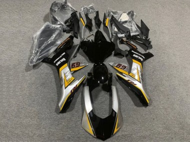 Descuento Carenados Moto Yamaha YZF 1000 R1 2020-2025 - Plata Amarillo Negro Brillante