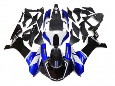 Descuento Carenados Moto Yamaha YZF 1000 R1 2020-2025 - Azul Blanco Negro Akropovic