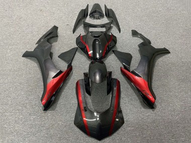 Descuento Carenados Moto Yamaha YZF 1000 R1 2020-2025 - Falso FibraCarbono Rojo