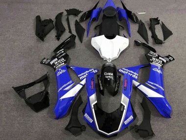 Descuento Carenados Moto Yamaha YZF 1000 R1 2020-2025 - Azul Blanco Negro Brillante Sam
