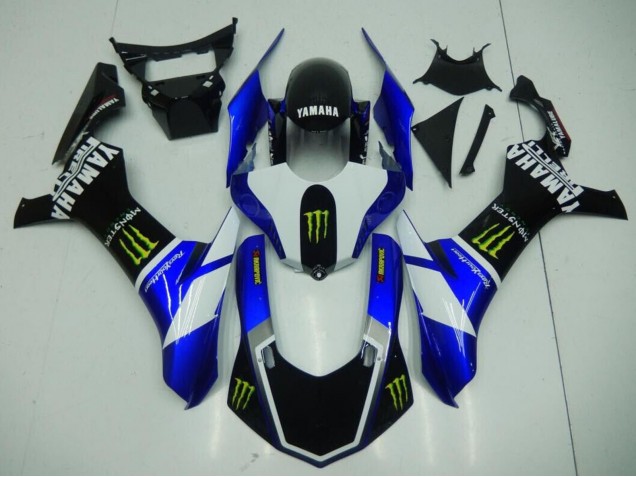 Descuento Carenados Moto Yamaha YZF 1000 R1 2020-2025 - Azul Blanco Negro Verde Monstruo
