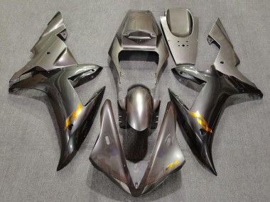 Descuento Carenados Moto Yamaha YZF 1000 R1 2002-2003 - Gris Oro Calcomanías