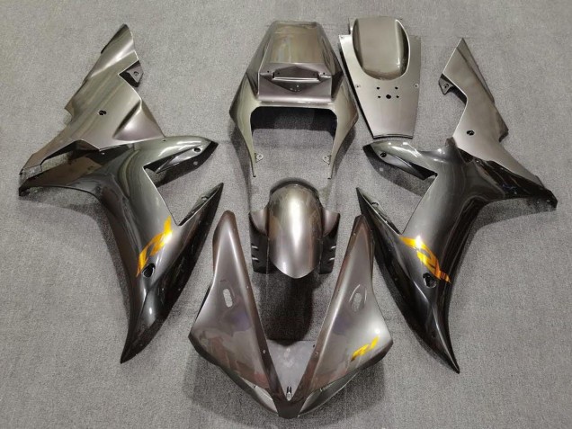 Descuento Carenados Moto Yamaha YZF 1000 R1 2002-2003 - Gris Oro Calcomanías