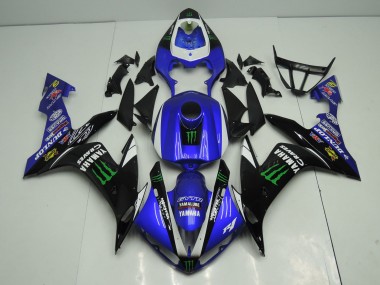 Descuento Carenados Moto Yamaha YZF 1000 R1 2004-2006 - Azul Blanco Negro Verde Monstruo Energy