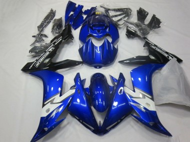 Descuento Carenados Moto Yamaha YZF 1000 R1 2004-2006 - Azul Blanco Negro Brillante