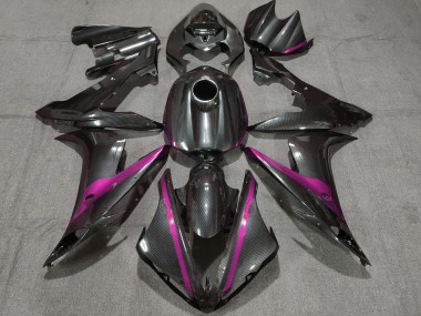 Descuento Carenados Moto Yamaha YZF 1000 R1 2004-2006 - FibraCarbono Estilo Rosa