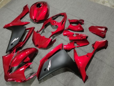Descuento Carenados Moto Yamaha YZF 1000 R1 2004-2006 - Rojo Negro Mate