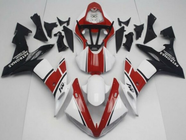 Descuento Kits Carenado Moto Yamaha YZF 1000 R1 2004-2006 - Blanco Rojo Negro