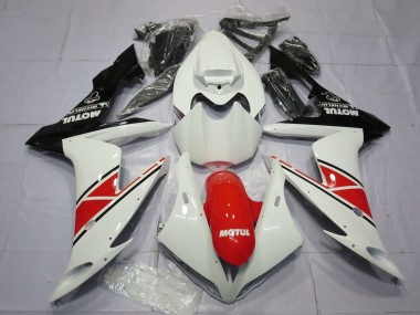 Descuento Carenados Moto Yamaha YZF 1000 R1 2004-2006 - Blanco Rojo Negro