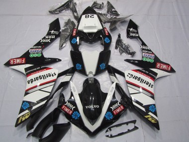 Descuento Carenados Moto Yamaha YZF 1000 R1 2007-2008 - Negro Brillante Blanco Rojo Azul Volvo Sterilgarda Fimer