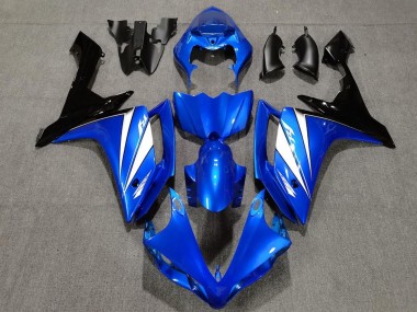 Descuento Carenado Moto Yamaha YZF 1000 R1 2007-2008 - Azul Blanco Negro