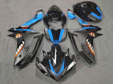Descuento Carenados Moto Yamaha YZF 1000 R1 2007-2008 - Negro Brillante Azul Plata Naranja Blanco Tiburón