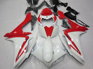 Descuento Carenado Moto Yamaha YZF 1000 R1 2007-2008 - Blanco Rojo