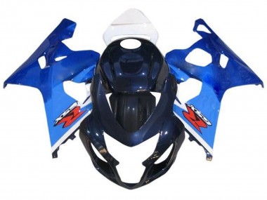 Descuento Carenados Moto Suzuki GSXR 600 / GSXR 750 2004-2005 - Blanco Azul Rojo