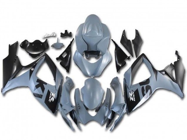 Descuento Carenados Moto Suzuki GSXR 600 / GSXR 750 2006-2007 - Gris Negro