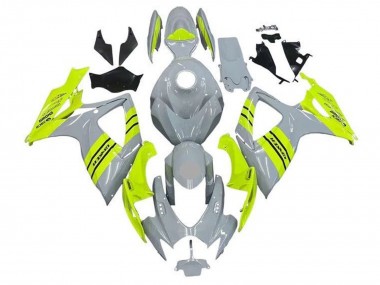 Descuento Carenados Moto Suzuki GSXR 600 / GSXR 750 2006-2007 - Gris Neon Amarillo
