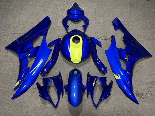 Descuento Carenados Moto Yamaha YZF R6 2006-2007 - Azul Amarillo