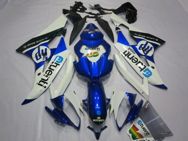 Descuento Carenados Moto Yamaha YZF R6 2006-2007 - Blanco Azul Negro