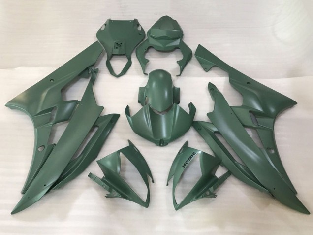 Descuento Carenados Moto Yamaha YZF R6 2006-2007 - Verde Militar
