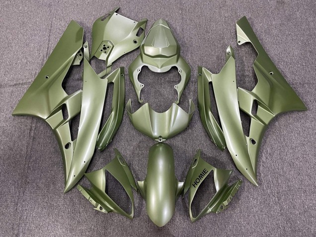 Descuento Carenados Moto Yamaha YZF R6 2006-2007 - Verde Oliva