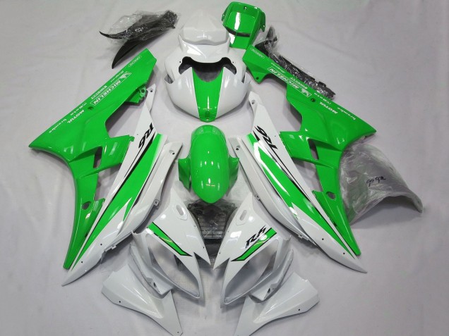 Descuento Carenados Moto Yamaha YZF R6 2006-2007 - Blanco Verde