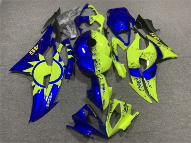 Descuento Carenados Moto Yamaha YZF R6 2008-2016 - Azul Neon Amarillo 46
