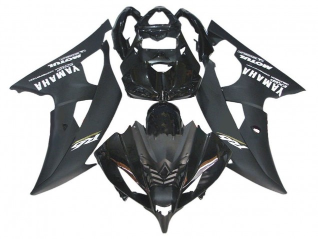 Descuento Carenados Moto Yamaha YZF R6 2008-2016 - Negro Brillante Negro Mate Blanco